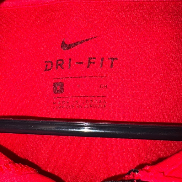 Nike Red and Black Quarter-Zip Top - Picture 2 of 4